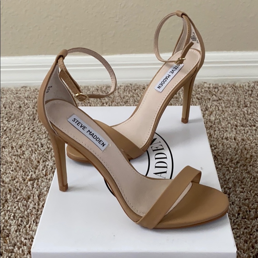 Steve Madden Stecy Neutral Sandals - Picture 2 of 5